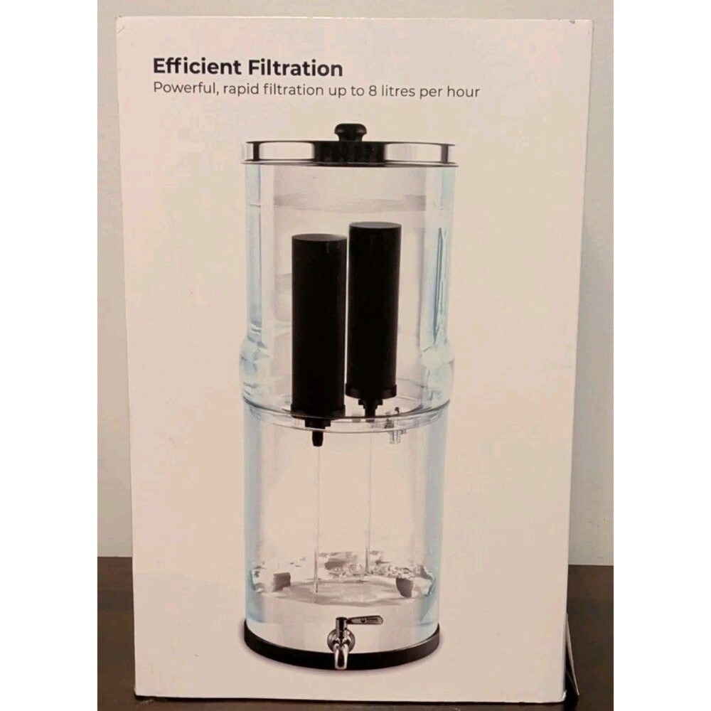 Phoenix Gravity Counter Stainless Steel Gravity Water Filter System 1.5 Gallon